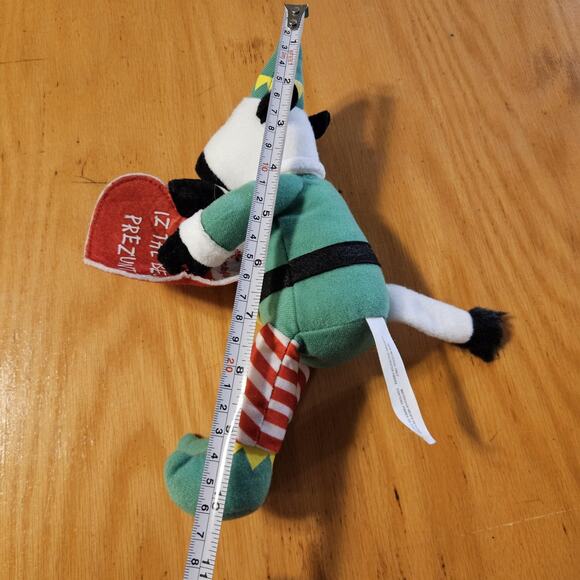 Chick-fil-A Christmas Cow Elf Plush Stuffed Animal Chikin Iz The Best Prezunt - Picture 9 of 9